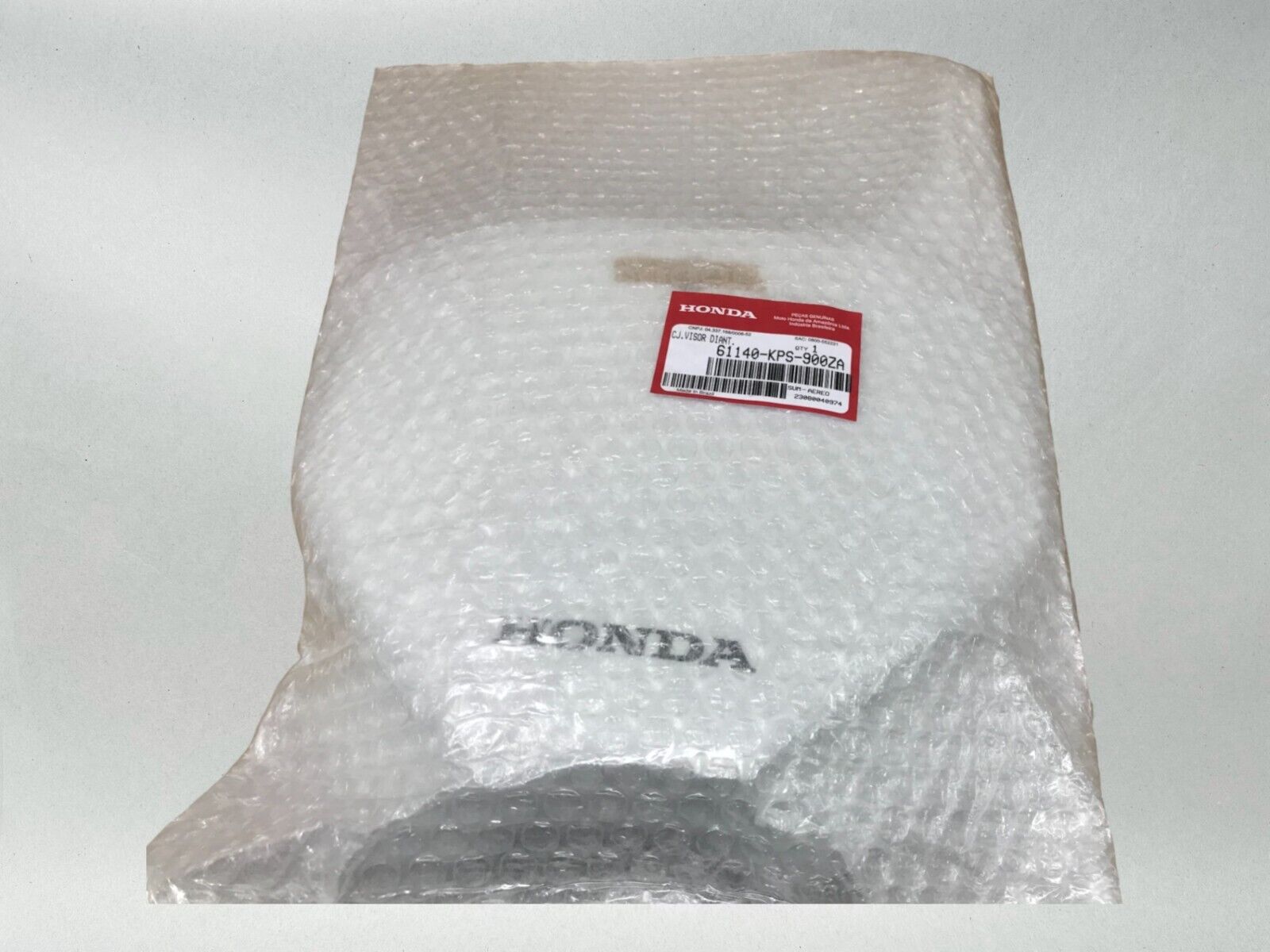 Honda OEM Visor Number Plate 03-08 CRF150 F CRF230 F 61140-KPS-900ZA