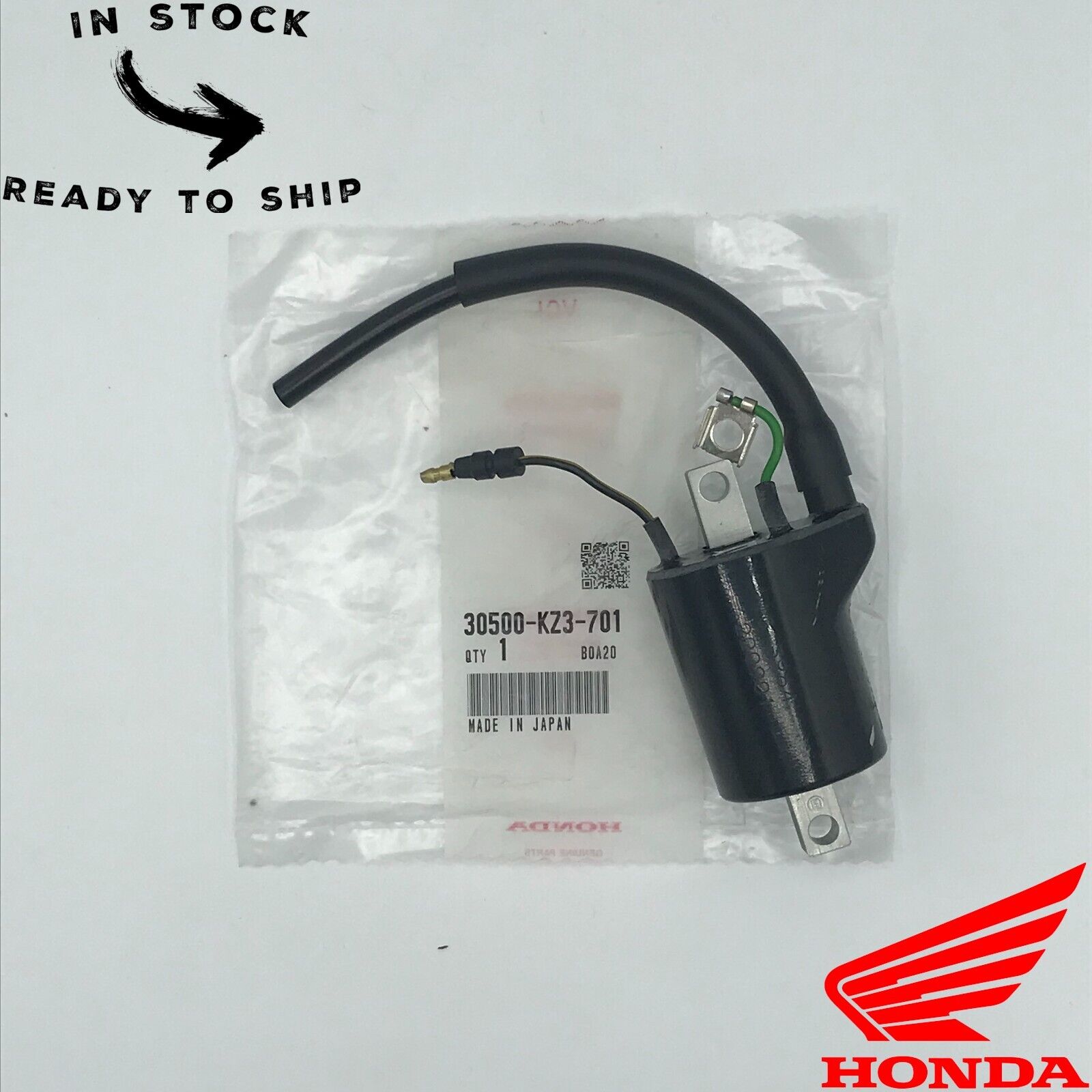 Genuine OEM Honda Ignition Coil 30500-KZ3-701