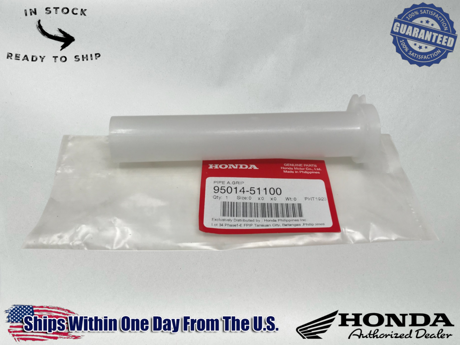 Honda OEM Throttle Grip Cable Holder Tube cb750 cb450 cb350 cl450 95014-51100