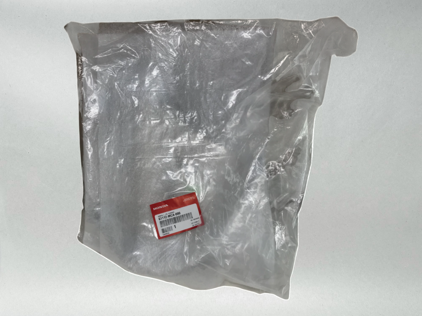 Honda Genuine OEM Lt Front Fender Cover Goldwing GL1800 ABS 61112-MCA-000