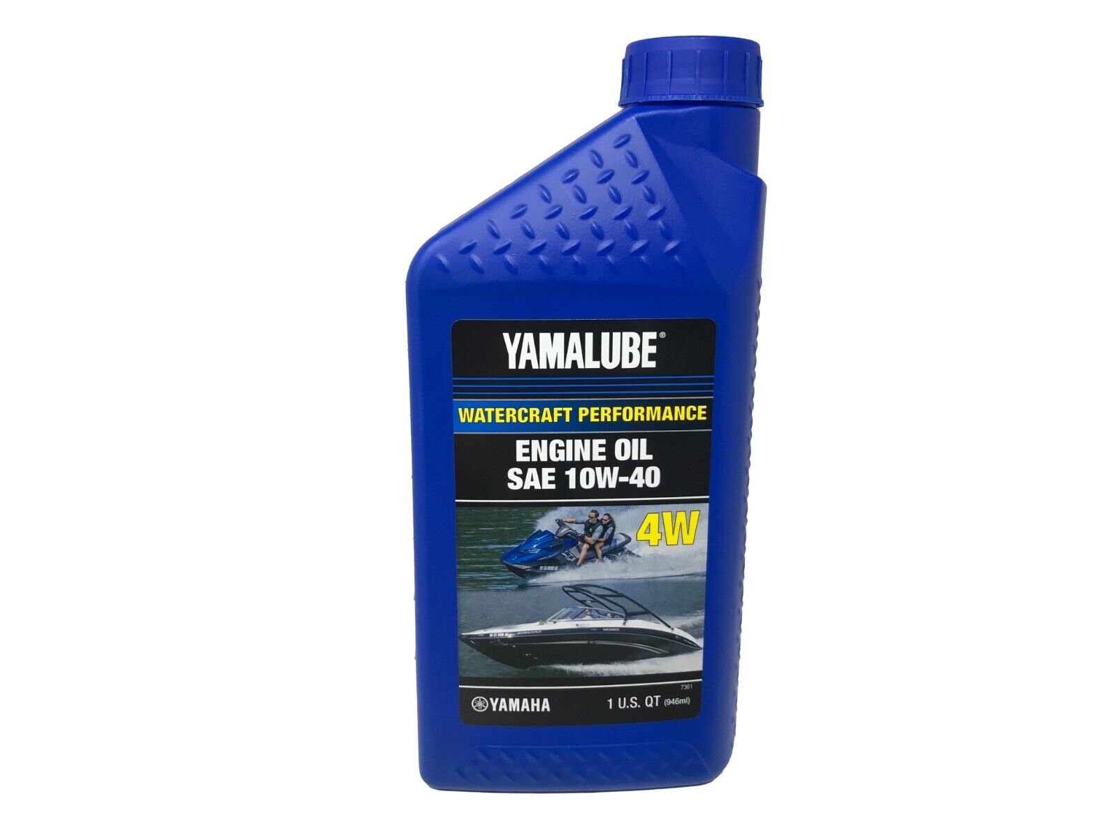 Yamaha Genuine OEM Yamalube Marine 10W-40 Oil LUB-10W40-WV-12 - 2 Pack