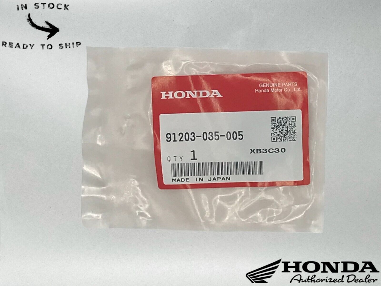 Honda Genuine OEM Oil Seal (17X29X5) 91203-035-005