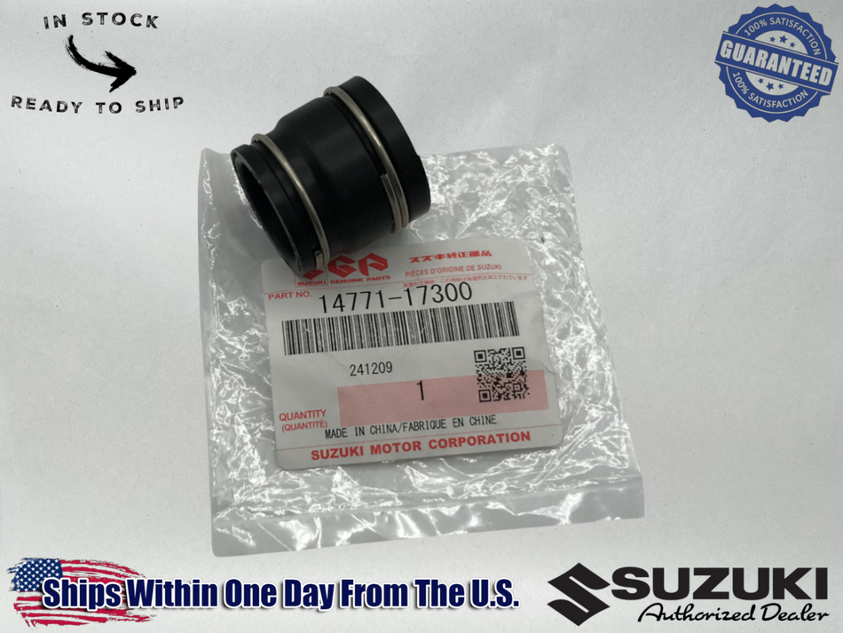 Suzuki OEM 2002-23 RM85 RM 85 85L PIPE SILENCER EXHAUST JOINT BOOT 14771-17300