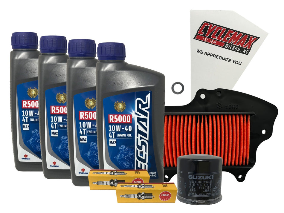 Suzuki Ecstar Standard Tune-Up Kit for 2013-2019 VL1500 with Spark Plugs