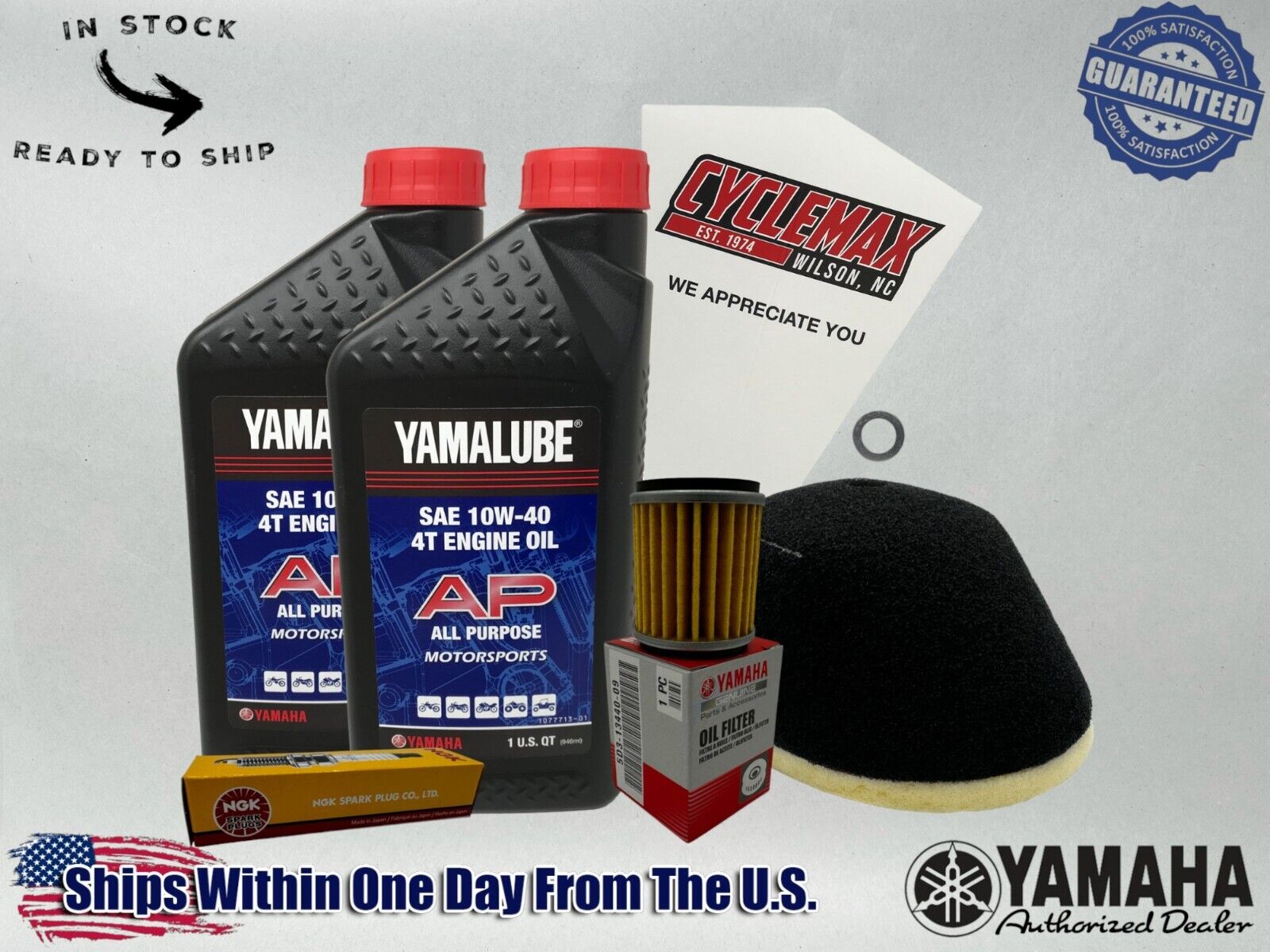 Cyclemax Standard Yamalube Tune-Up Kit fits 2008-2013 Yamaha RAPTOR 250