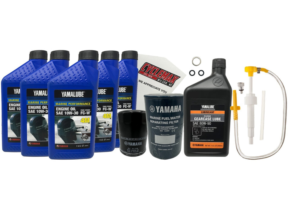 10W30 Marine Gear Pump Service fits 2013-2024 Yamaha VF150 Motor