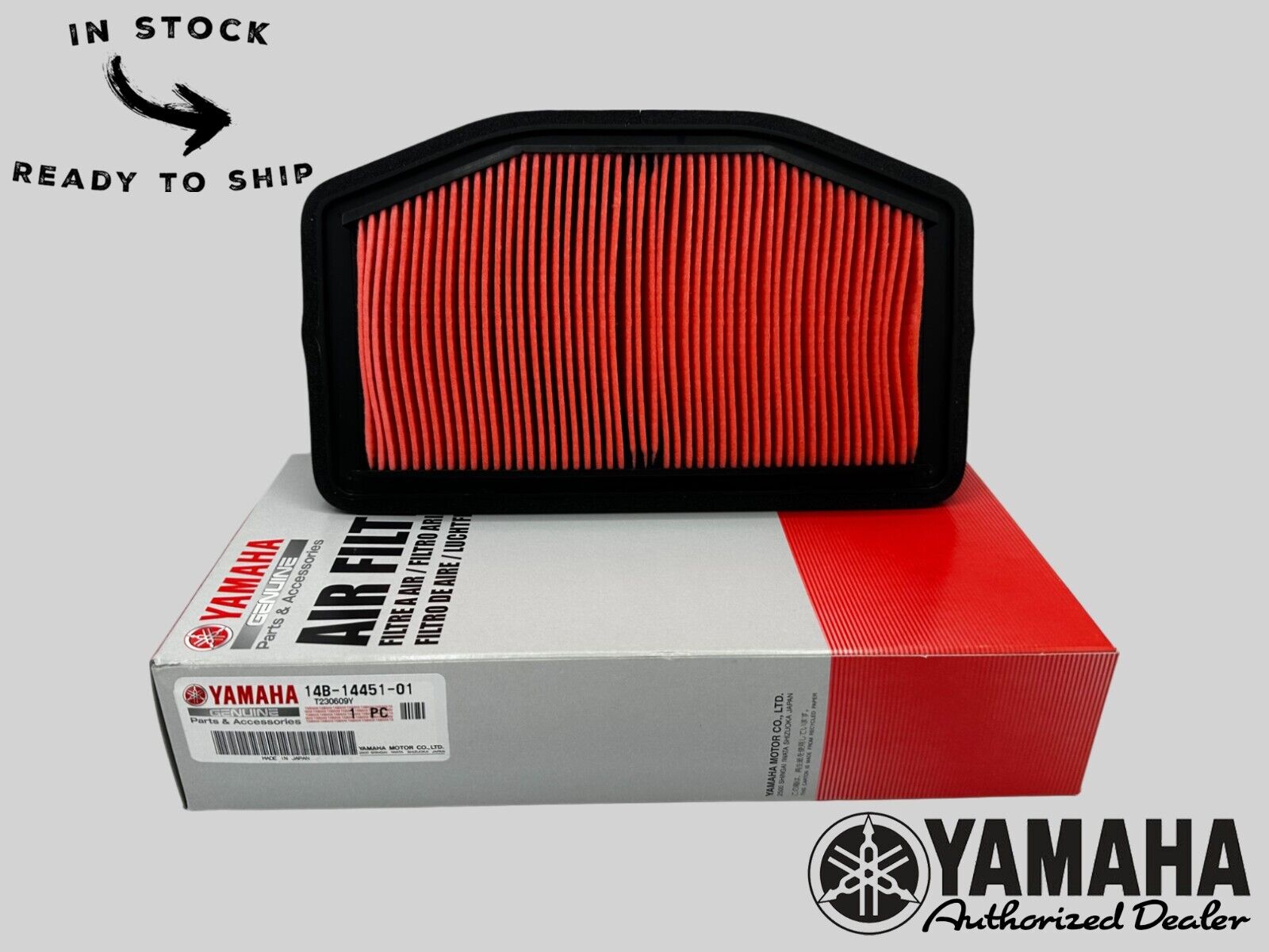 Yamaha Genuine OEM Authentic Air Filter 14B-14451-01-00