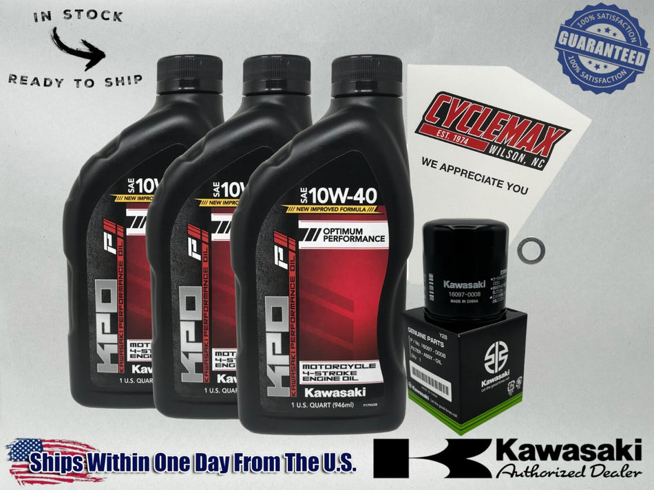 Standard KPO Oil Change Kit fits 2002-2003 Kawasaki PRAIRIE 650