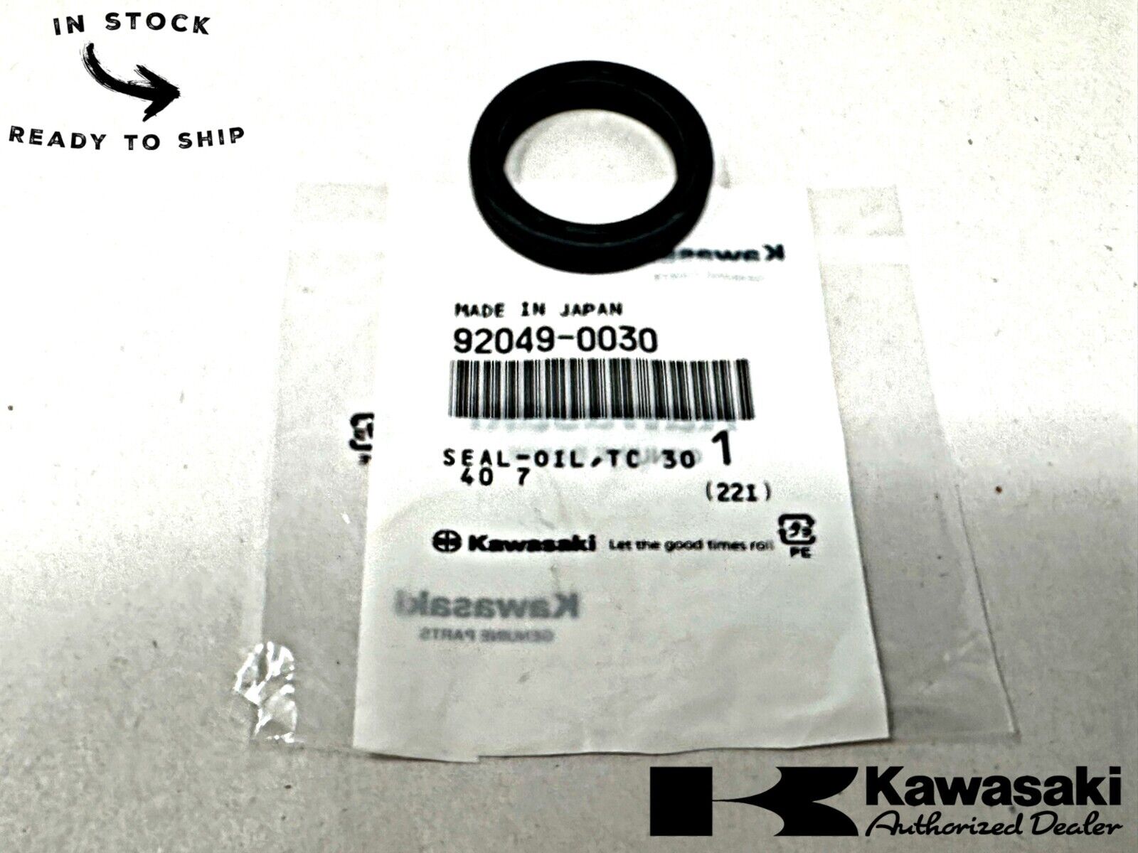 Kawasaki Genuine OEM Oil Seal 92049-0030