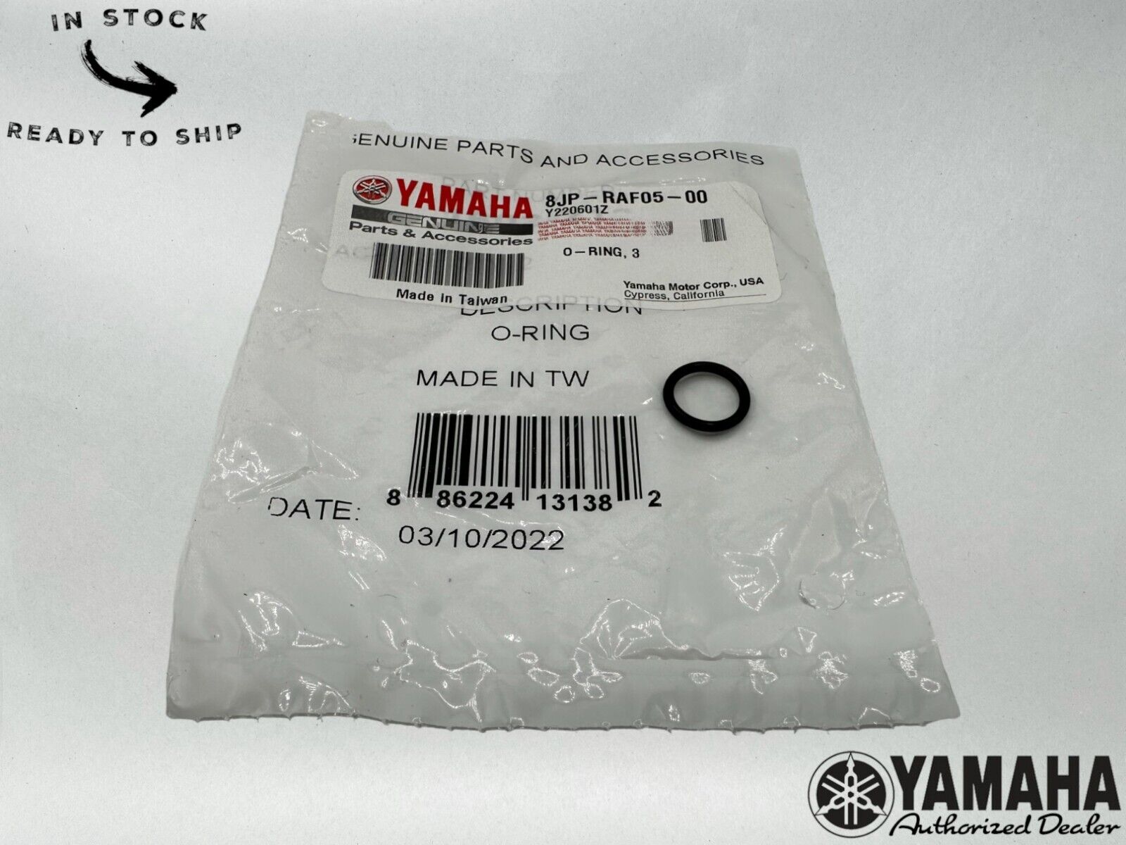 Yamaha Genuine OEM O-Ring 8JP-RAF05-00-00