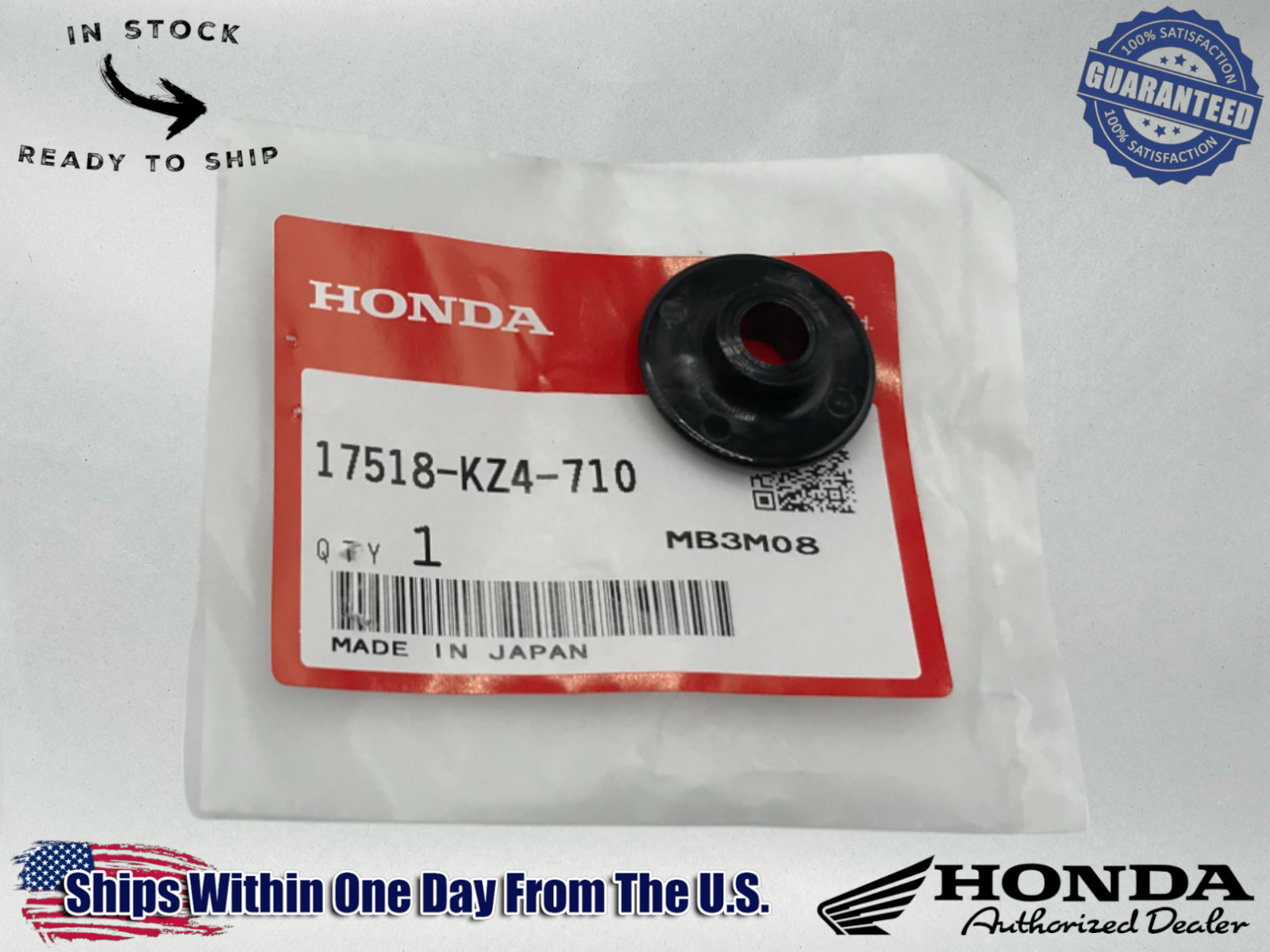 Honda OEM TRX Fuel Tank Ft Seat Mount Collar 17518-KZ4-710