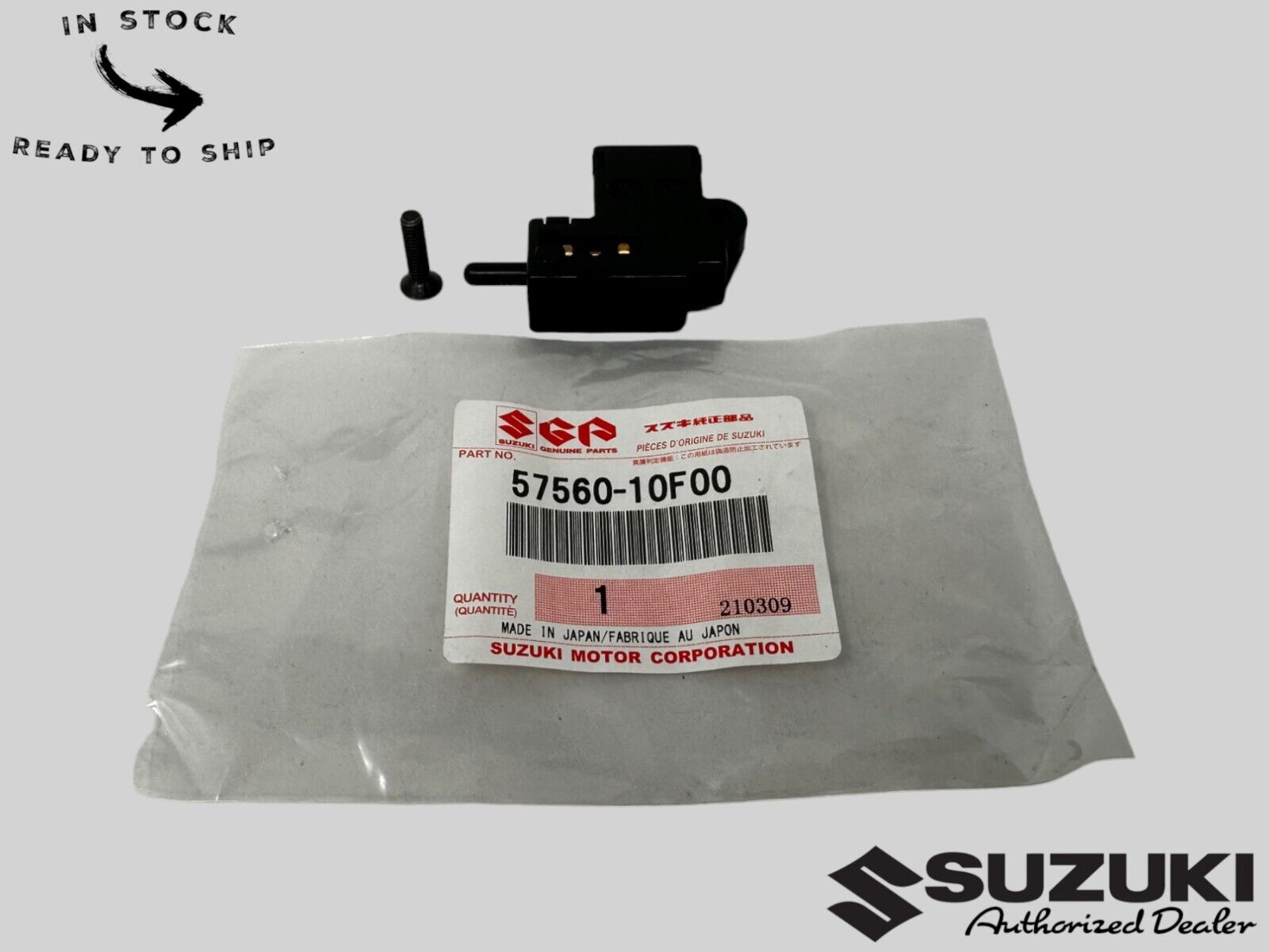 Suzuki Genuine OEM Clutch Switch 57560-10F00