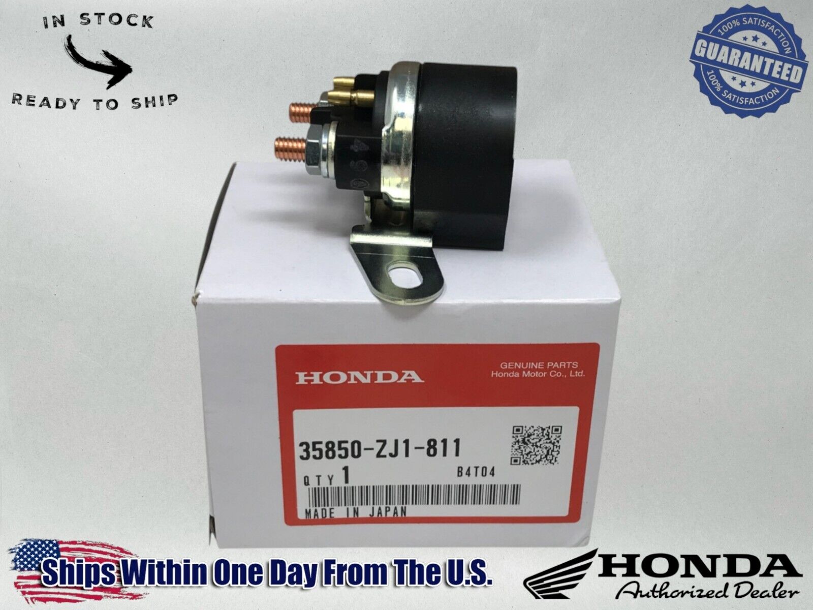 Honda Starter Magnetic Relay Switch Solenoid All VTX 1800 VTX1800 35850-ZJ1-811