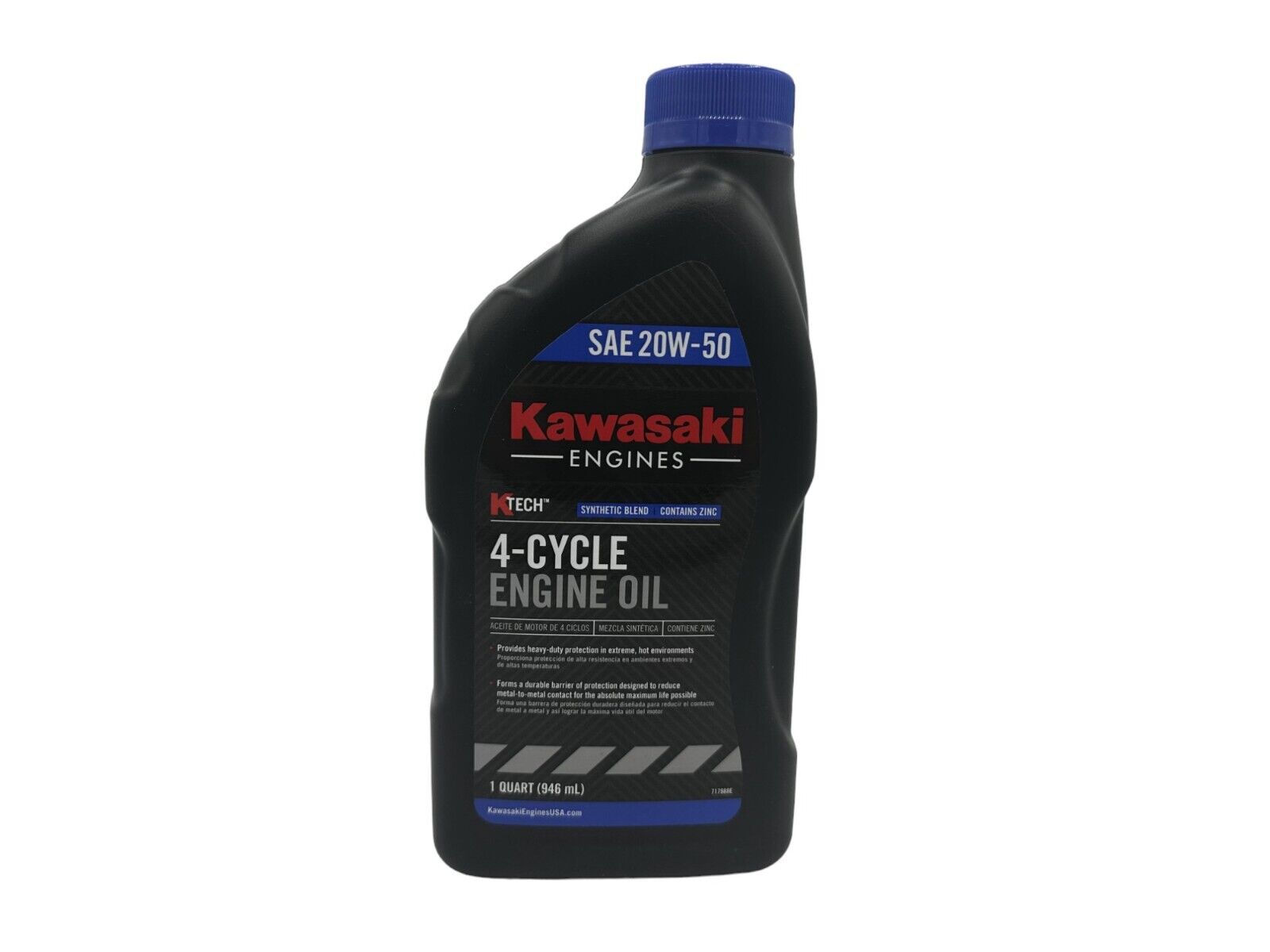 Kawasaki SAE 20W50 4-Cycle Motor Oil 2 QUARTS 99969-6298 2 PACK