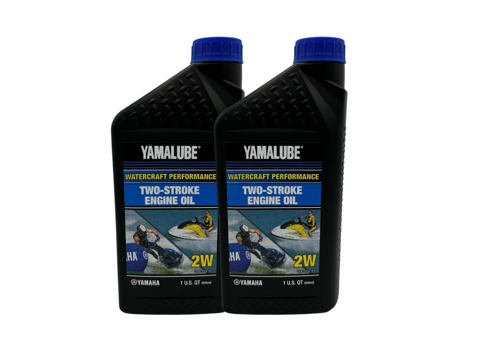 Yamaha Yamalube 2W Watercraft 2-Stroke Engine Oil LUB-2STRK-W1-12-2PACK