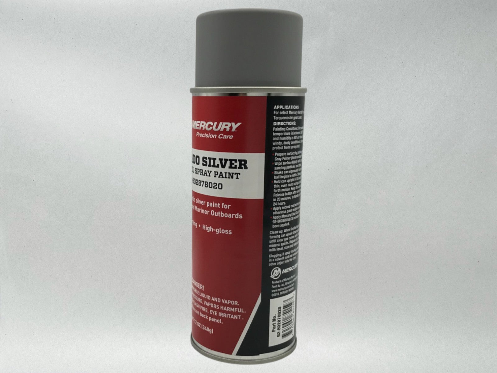Mercury Genuine OEM Authentic Silver Spray Paint 12 OZ 92-802878020 6 Pack
