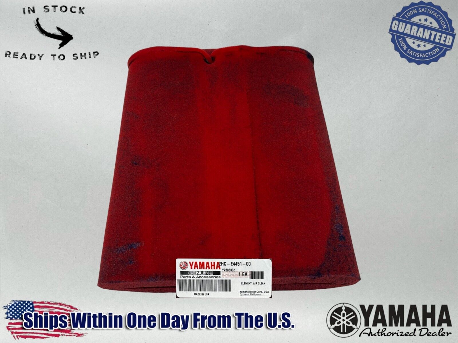 Yamaha Genuine OEM Authentic Air Filter 2HC-E4451-00-00