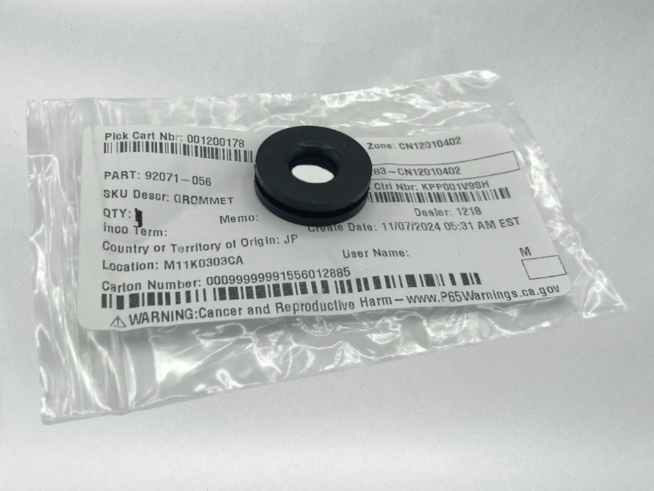 Kawasaki OEM LTD CSR G3 G5 G7 Grommet Side Frame Cover Rubber 92071-056 1