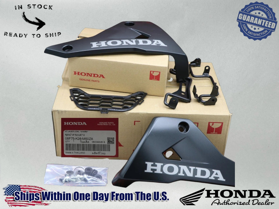 Honda OEM Under Cowl Fairing&Mount Kit Grom 125 22-25 Belly Pan 08F75-K26-M50ZA