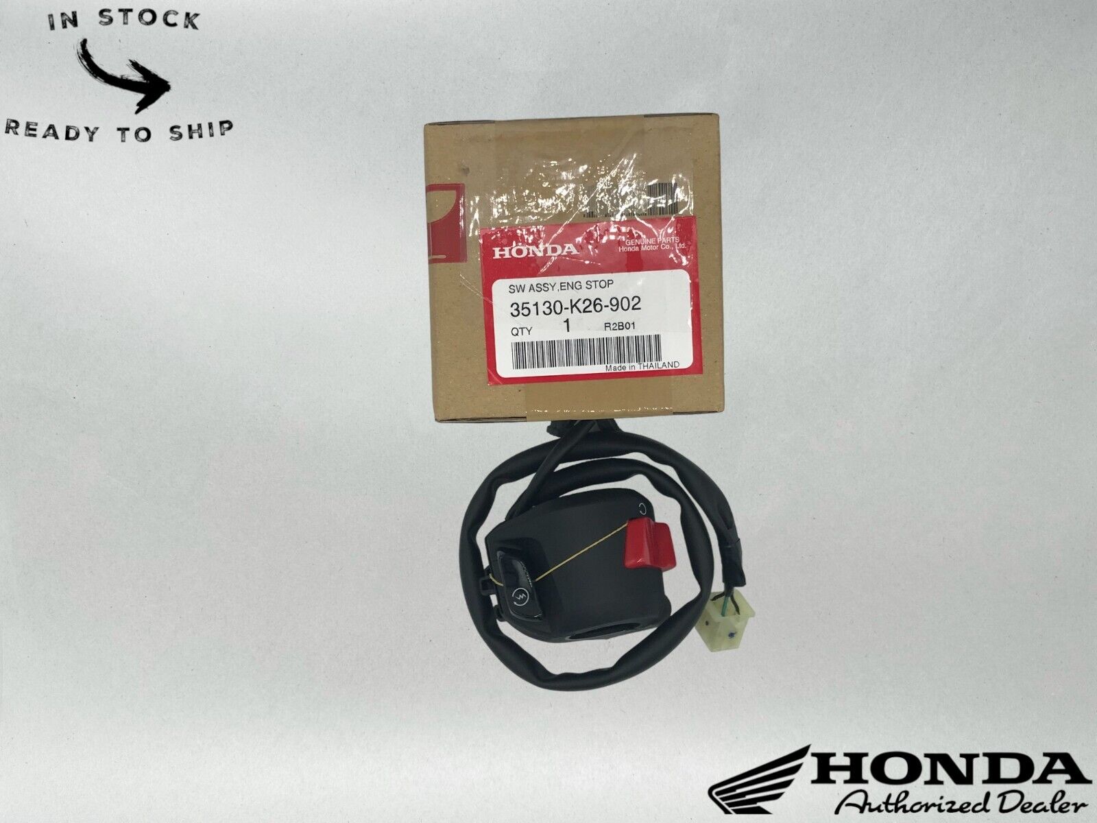 Honda Genuine OEM Start Stop Switch 35130-K26-902