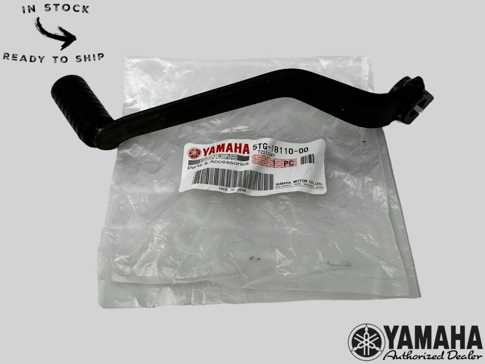 Yamaha Genuine OEM Authentic Shift Pedal Assembly 5TG-18110-00-00