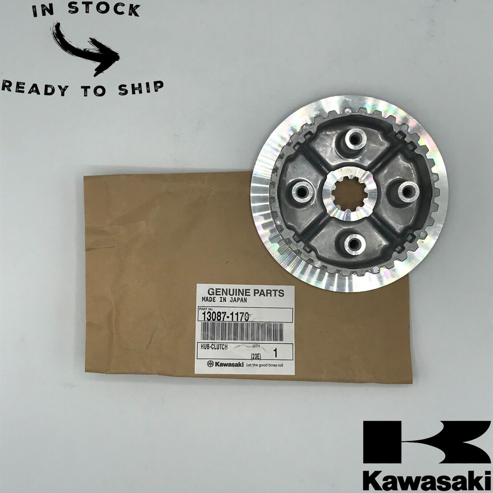 Genuine OEM Kawasaki Clutch Basket Center Hub 13087-1170