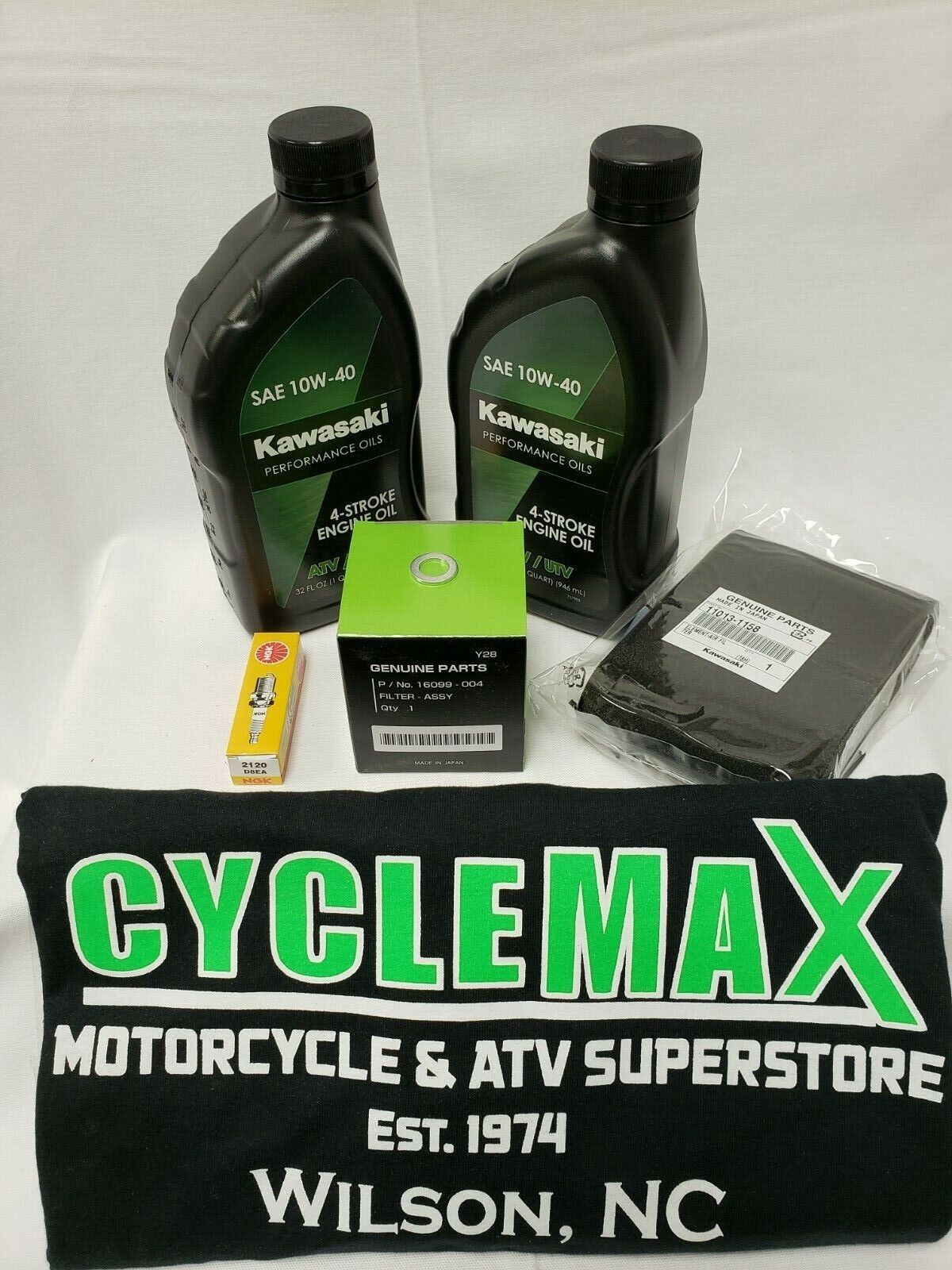 1989-1999 Kawasaki Bayou 300 Complete Maintenance Kit New OEM 07-MG8I-WOIS