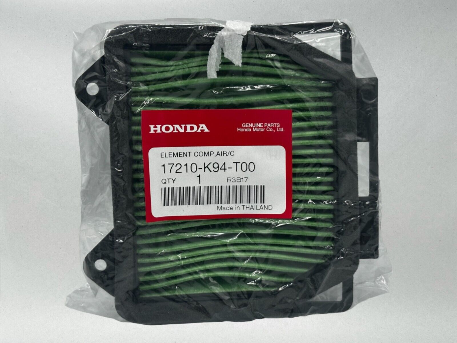 Honda Genuine OEM Authentic Air Filter 17210-K94-T00