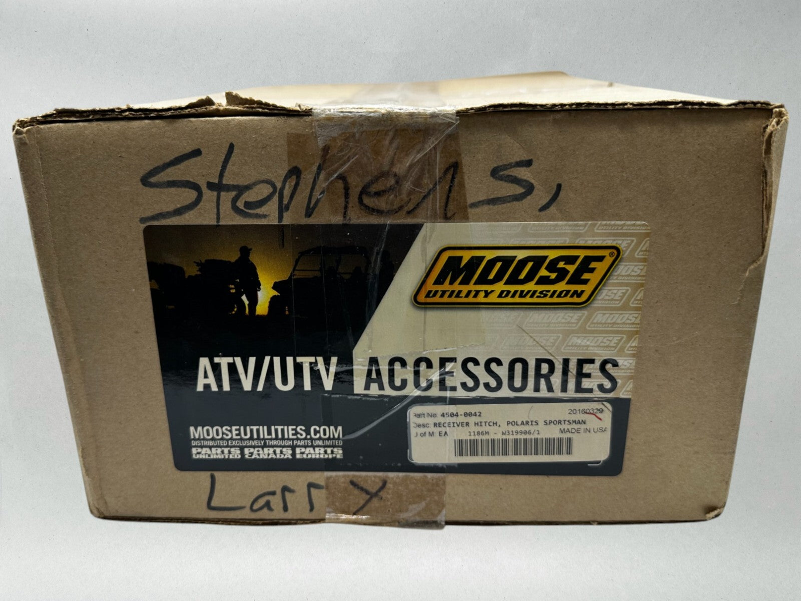 Moose 2 Inch Receiver Hitch Hitch fits Polaris Sportsman OFF1