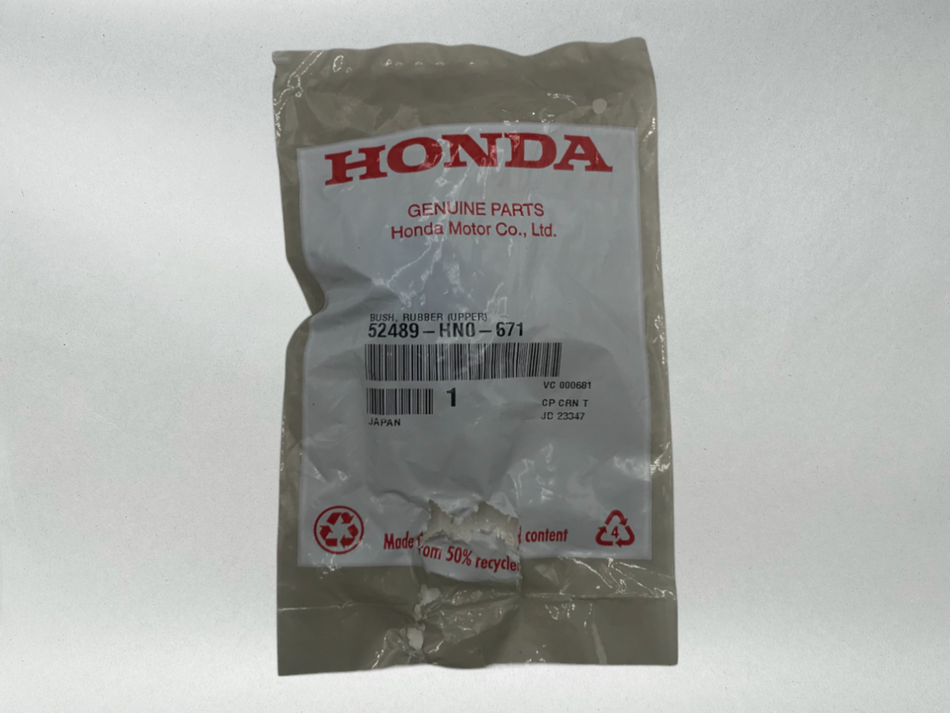 4 Honda Genuine OEM Authentic Rubber BushingsTRX450 NRX1800 CB1100 52489-HN0-671