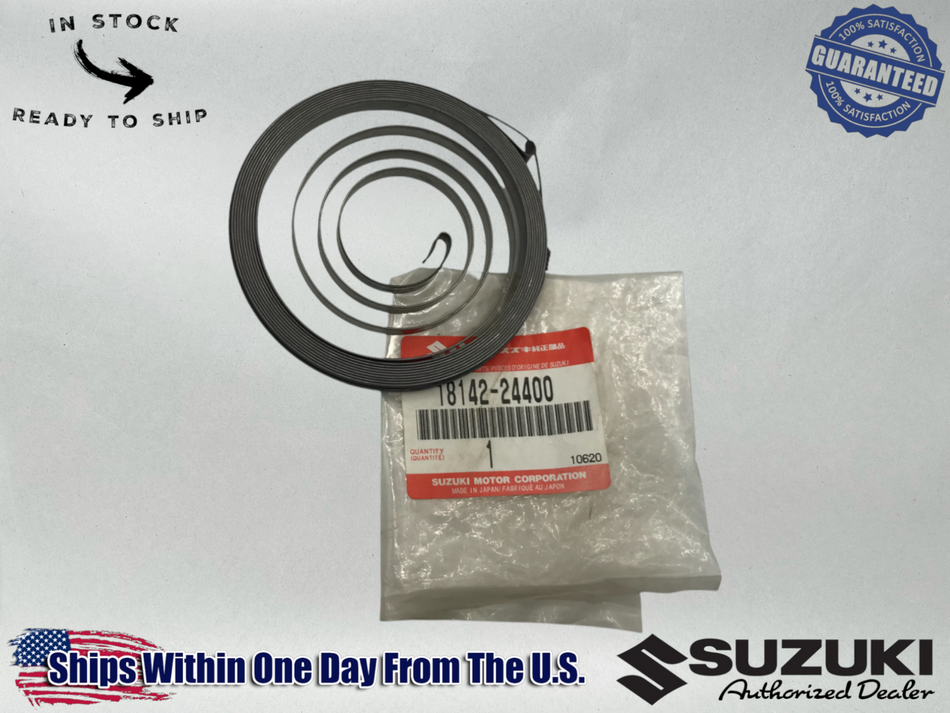 Suzuki OEM 1983-87 LT125 LT 125 RECOIL PULL START RETURN SPRING 18142-24400