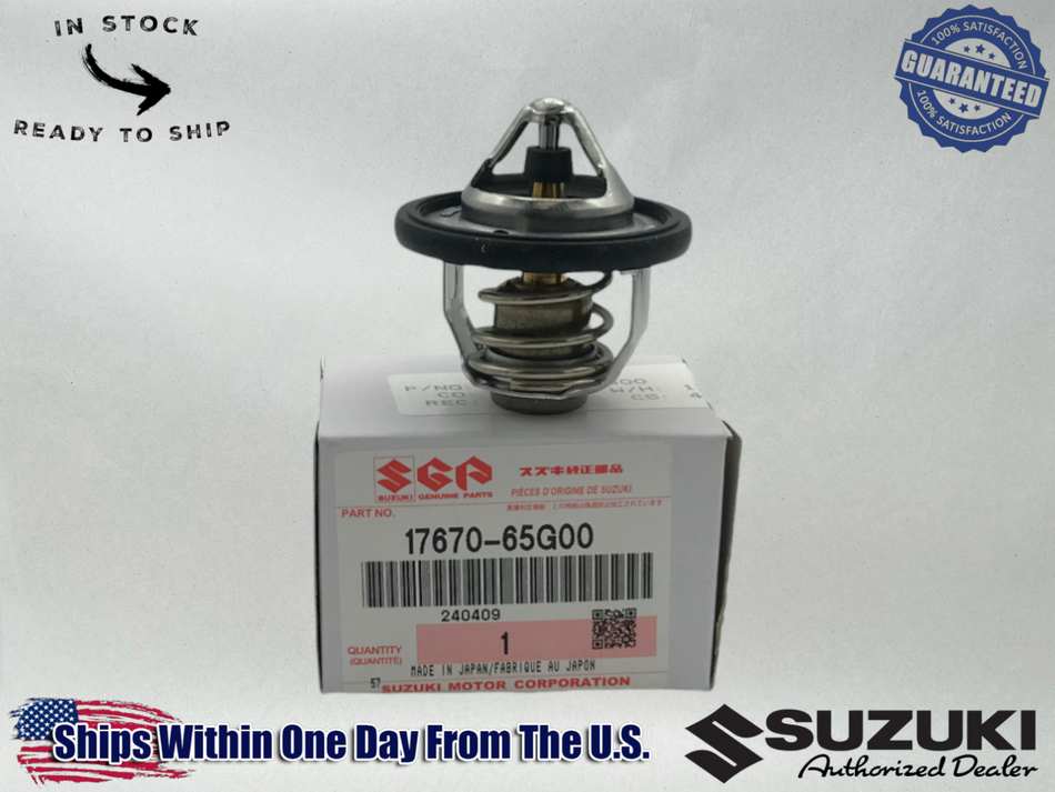 Suzuki OEM 2004 2005 GSXR GSX-R 600 750 OEM RADIATOR THERMOSTAT 17670-65G00 1