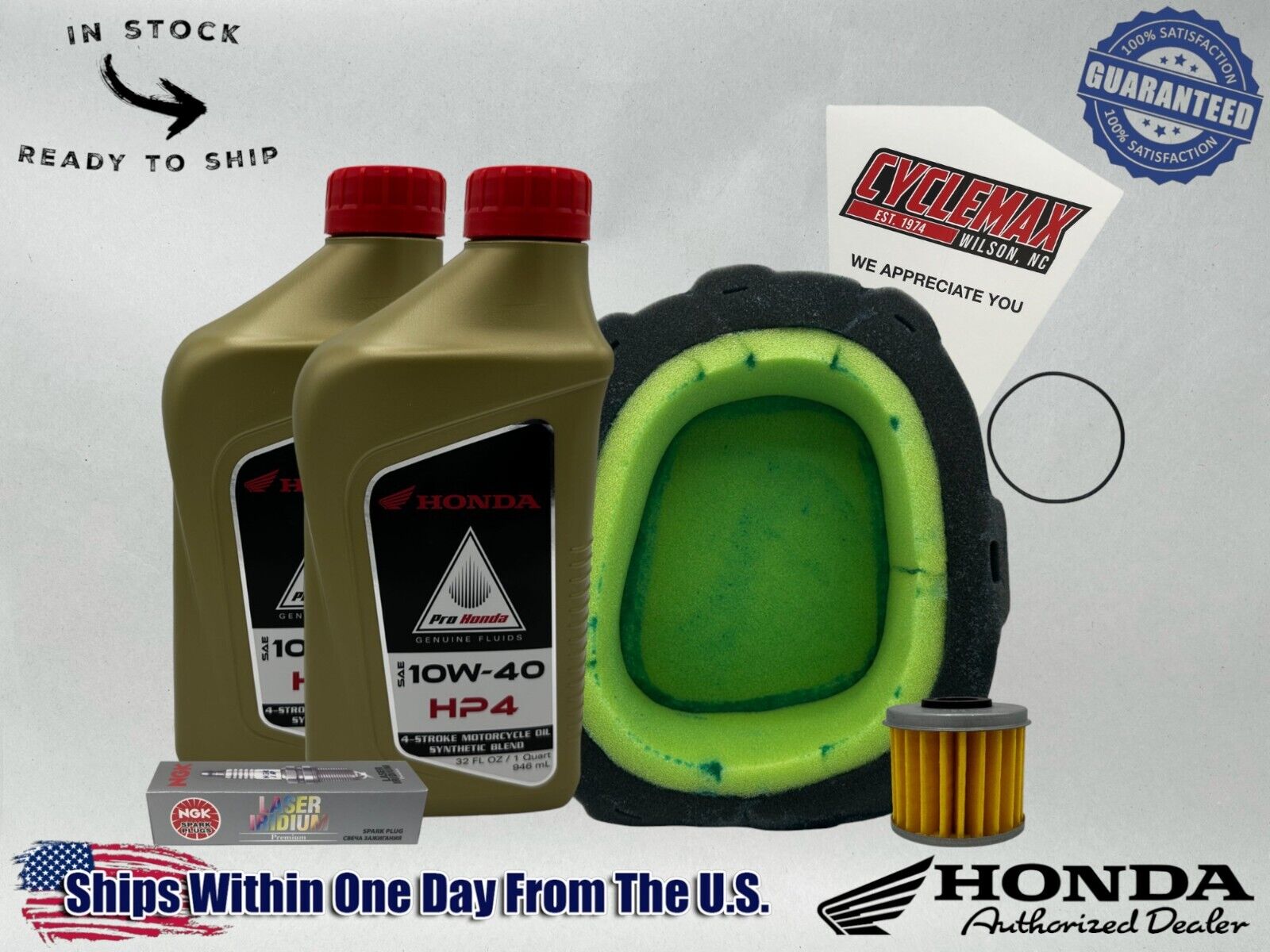 Cyclemax Semi-Synthetic HP4 Tune-Up Kit fits 2021-2024 Honda CRF450R