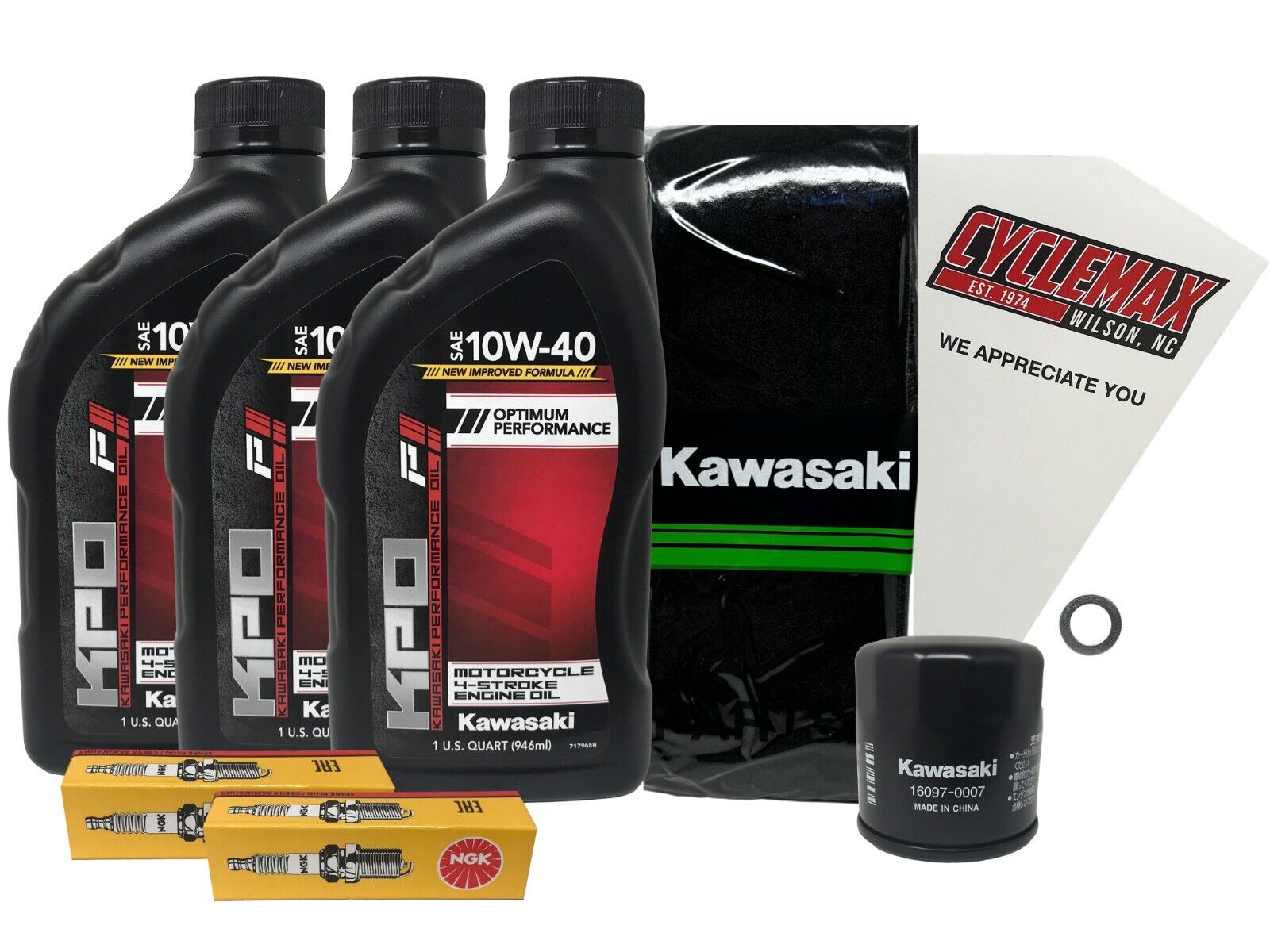 Cyclemax OEM Standard Tune-Up Kit fits 2004-2011 Kawasaki KFX 700