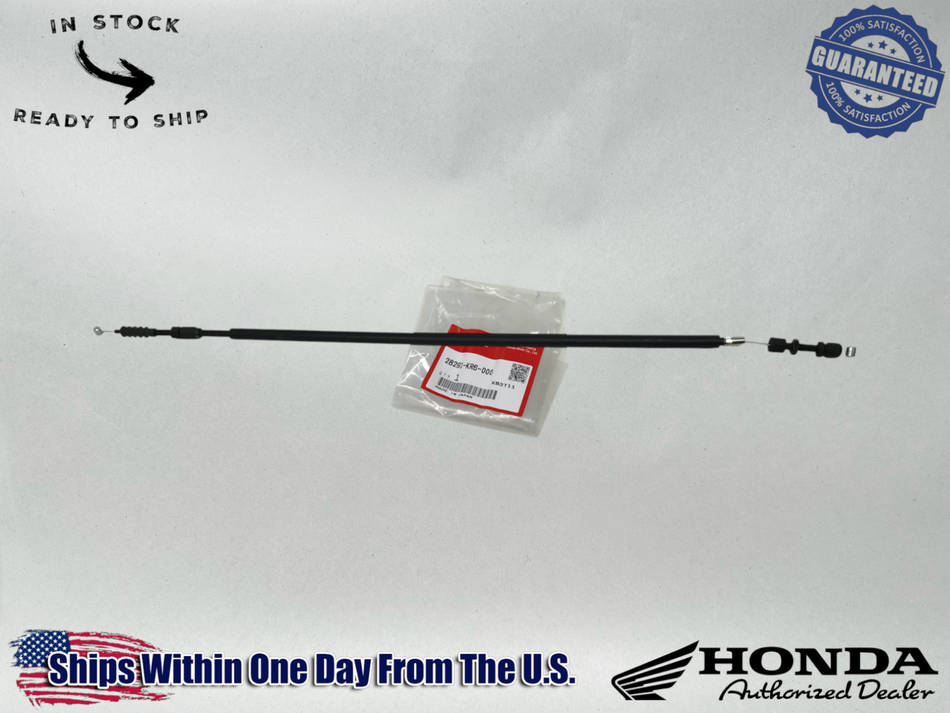 Honda OEM Decompression Cable XL250R 86-87, XR250L 91-96, 28291-KR6-000