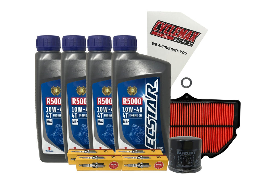 Suzuki Ecstar Standard Tune-Up Kit for 2001-2006 GSX-R1000 with Spark Plugs