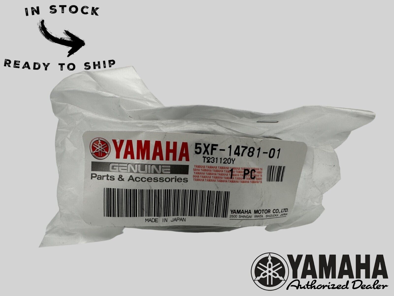 Yamaha Genuine OEM Authentic Muffler Stay 5XF-14781-01-00