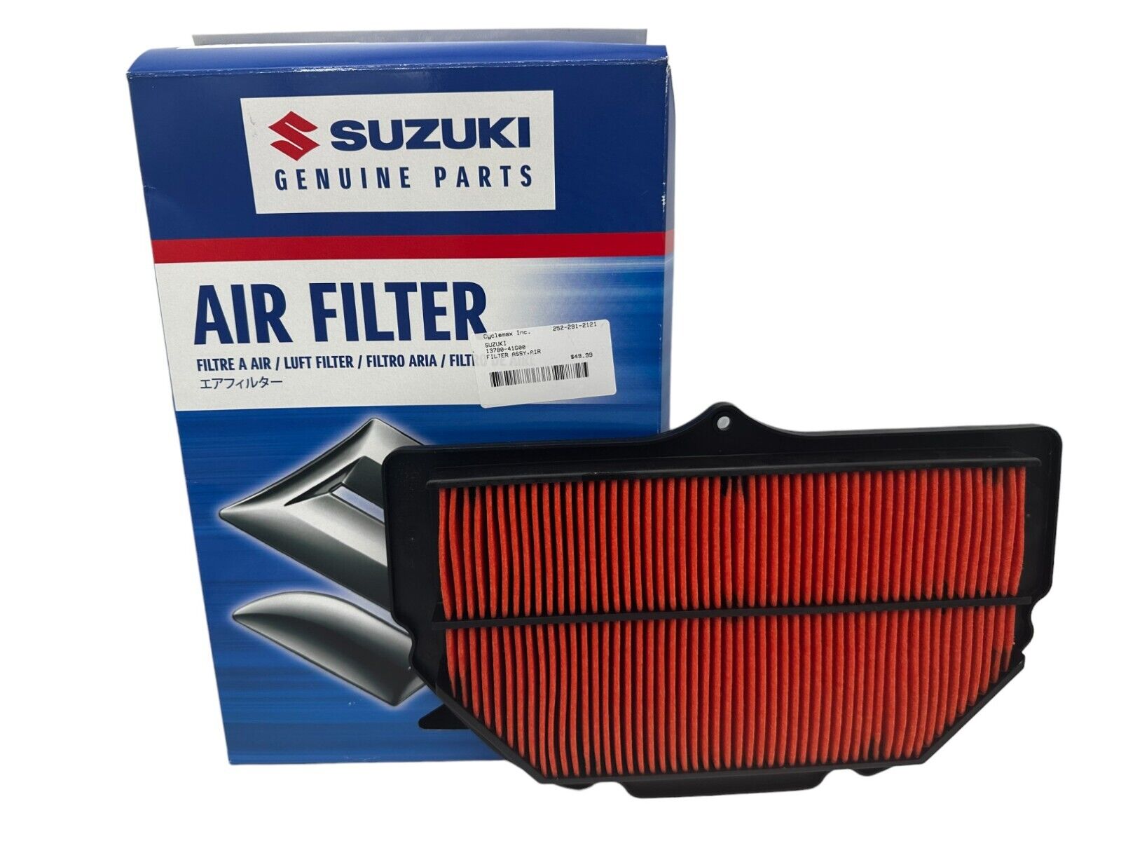 Suzuki Genuine OEM Air Filter 13780-41G00