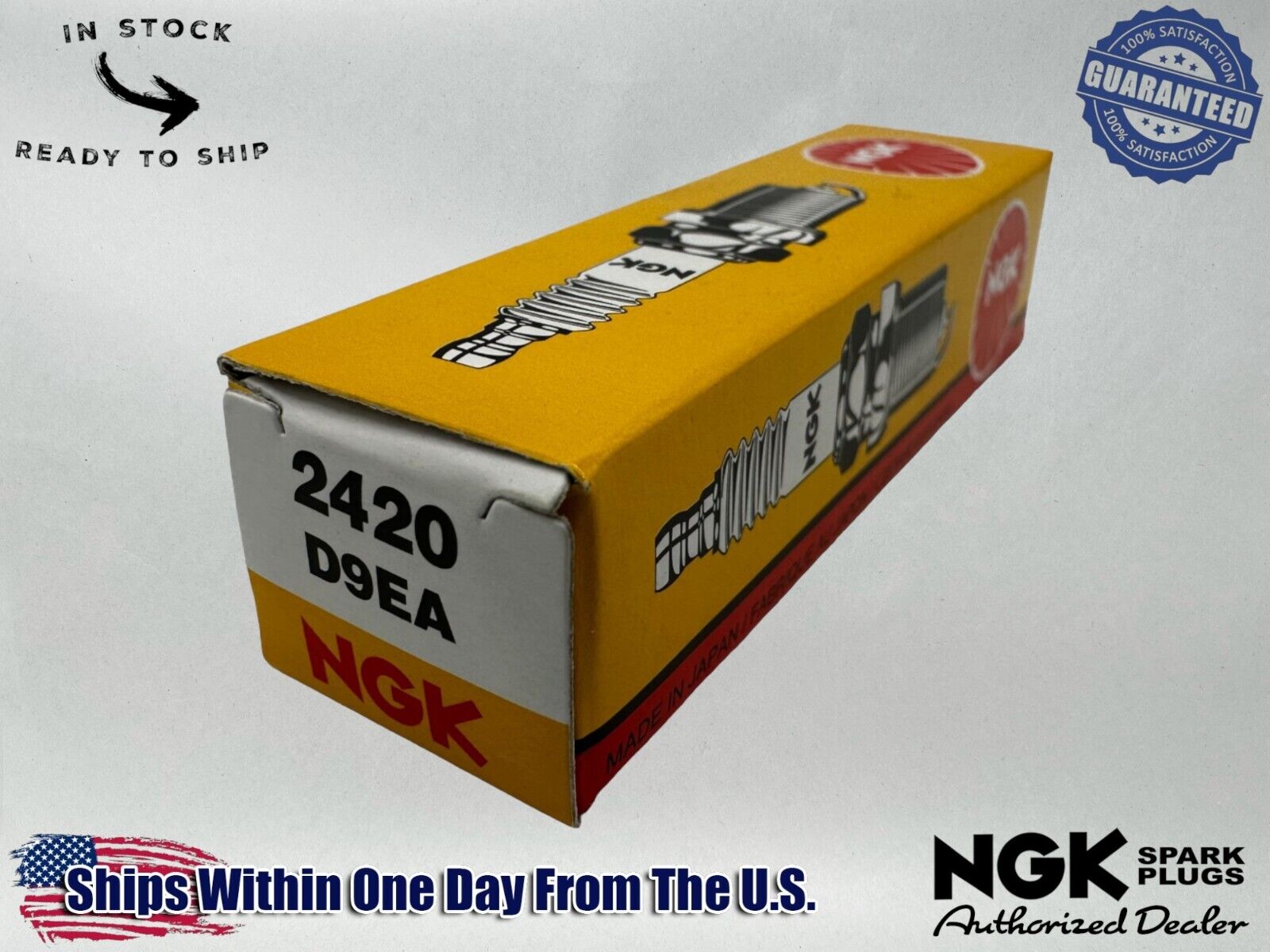 NGK Genuine OEM Authentic Spark Plug D9EA