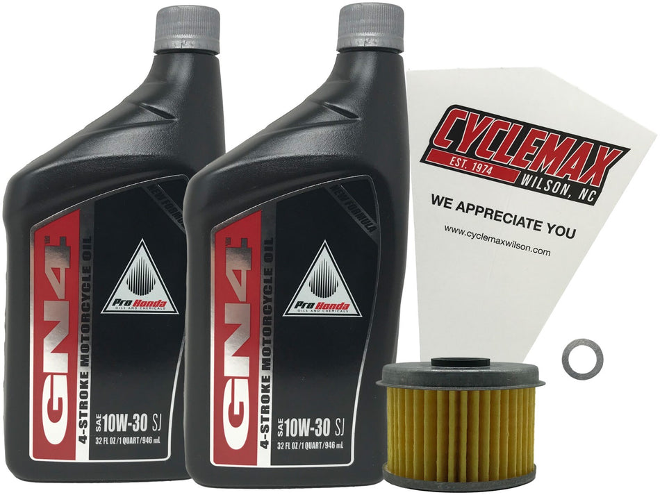 Honda GN4 Standard 10W-30 Oil Change Kit for 2023-2025 CBF300NA