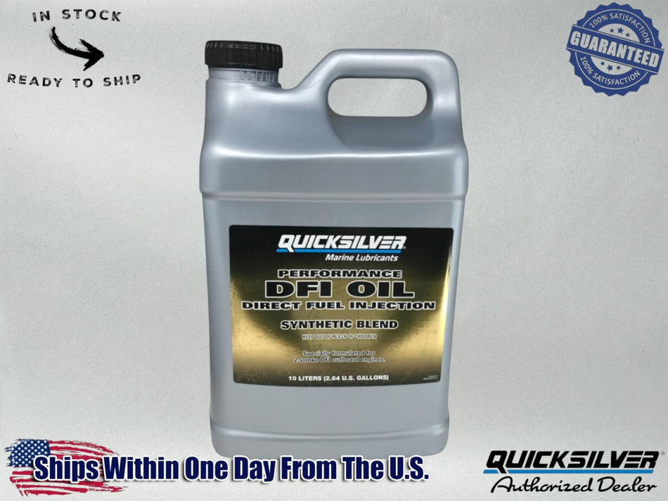 Quicksilver OEM DFI Direct Injection SS 2-Stroke Oil 2.5 Gallon 8M0229801