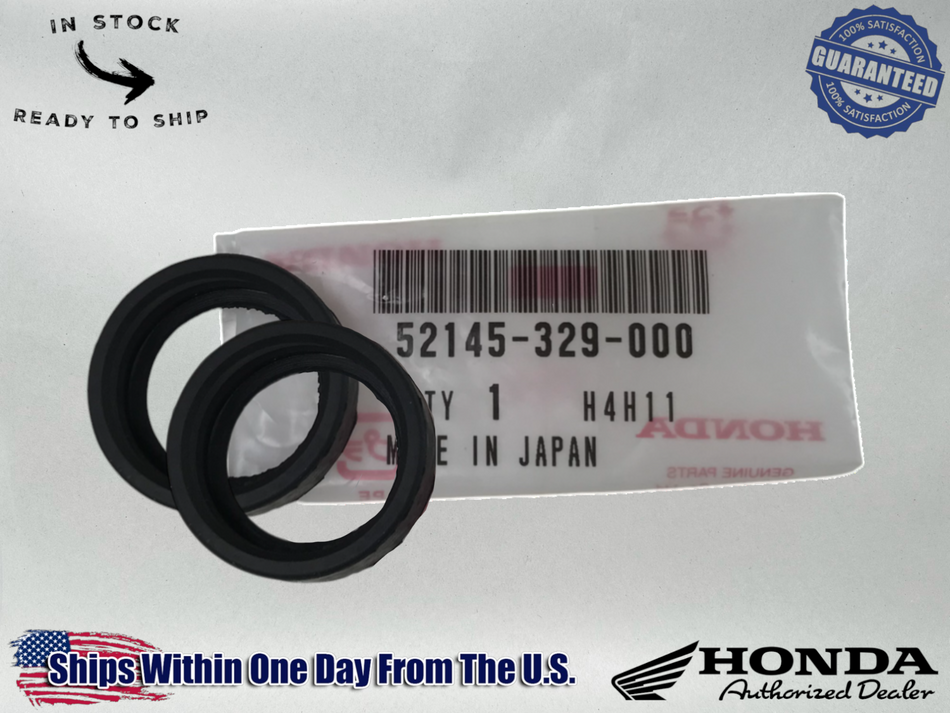 Honda OEM CB350 CL350 CB77 CB72 SWINGARM RUBBER DUST SEAL 52145-329-000 x 2
