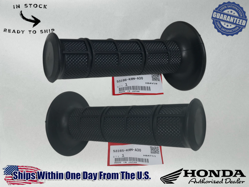 Honda Genuine OEM Half Waffle Grips CRF250R CRF450R 250R 450R RX RWE L X