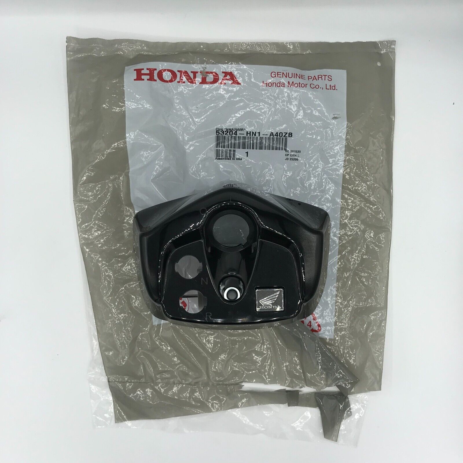 Genuine OEM Honda Handlebar Dash Black Cover Key Holder 53204-HN1-A40ZB