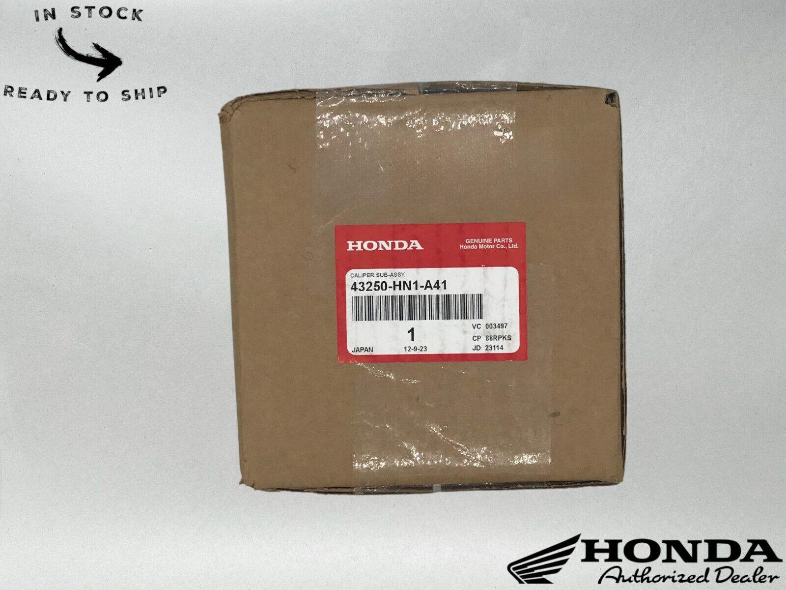 Honda Genuine OEM Rear Brake Caliper 43250-HN1-A41