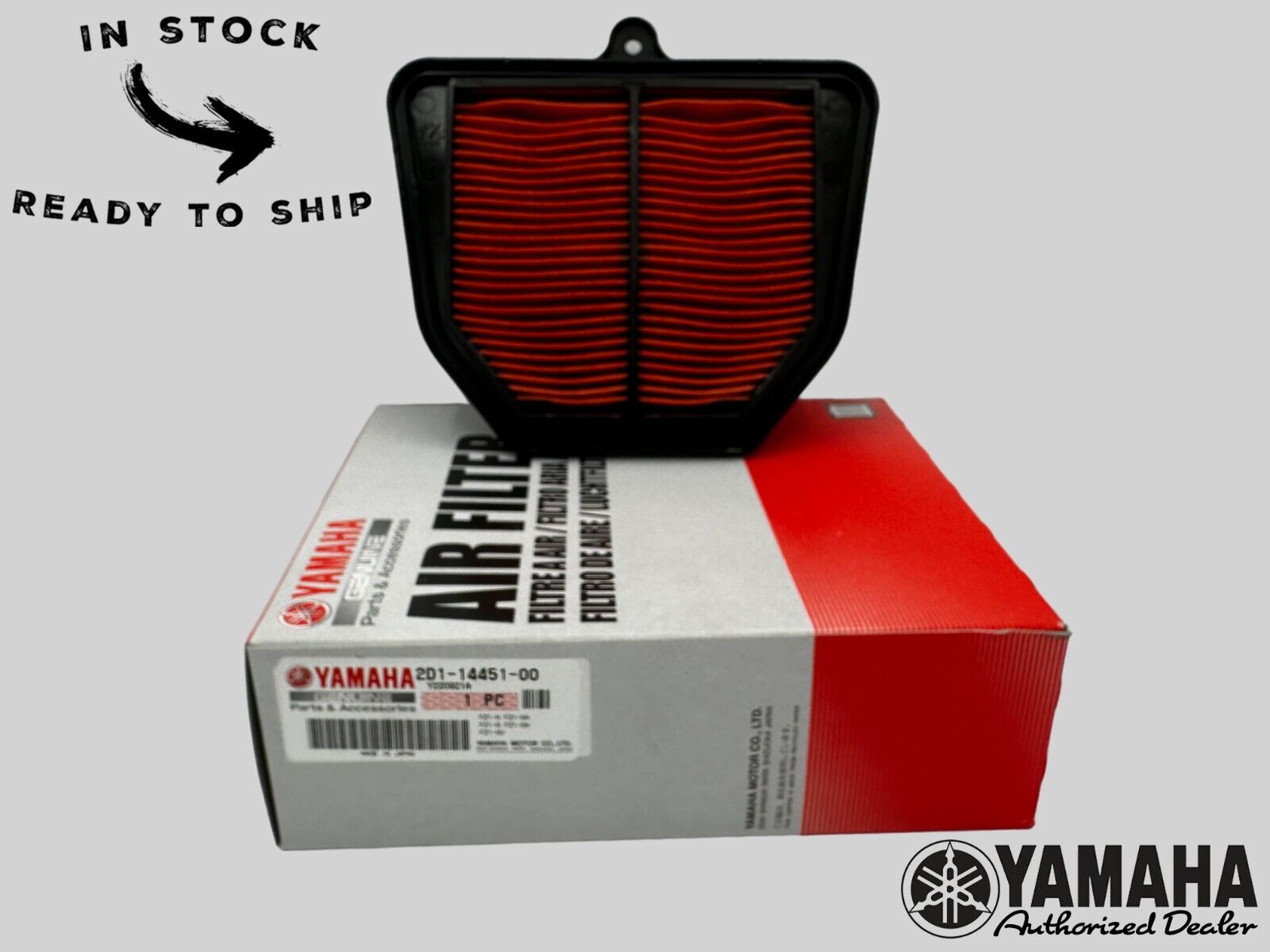 Yamaha Genuine OEM Authentic Air Filter 2D1-14451-00-00