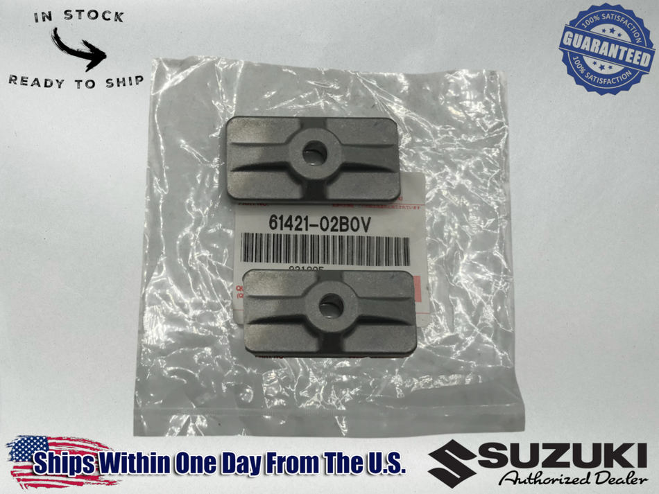 Suzuki OEM 1986-03 RM 80 85 85L SWINGARM CHAIN ADJUSTER PLATES 61421-02B0V