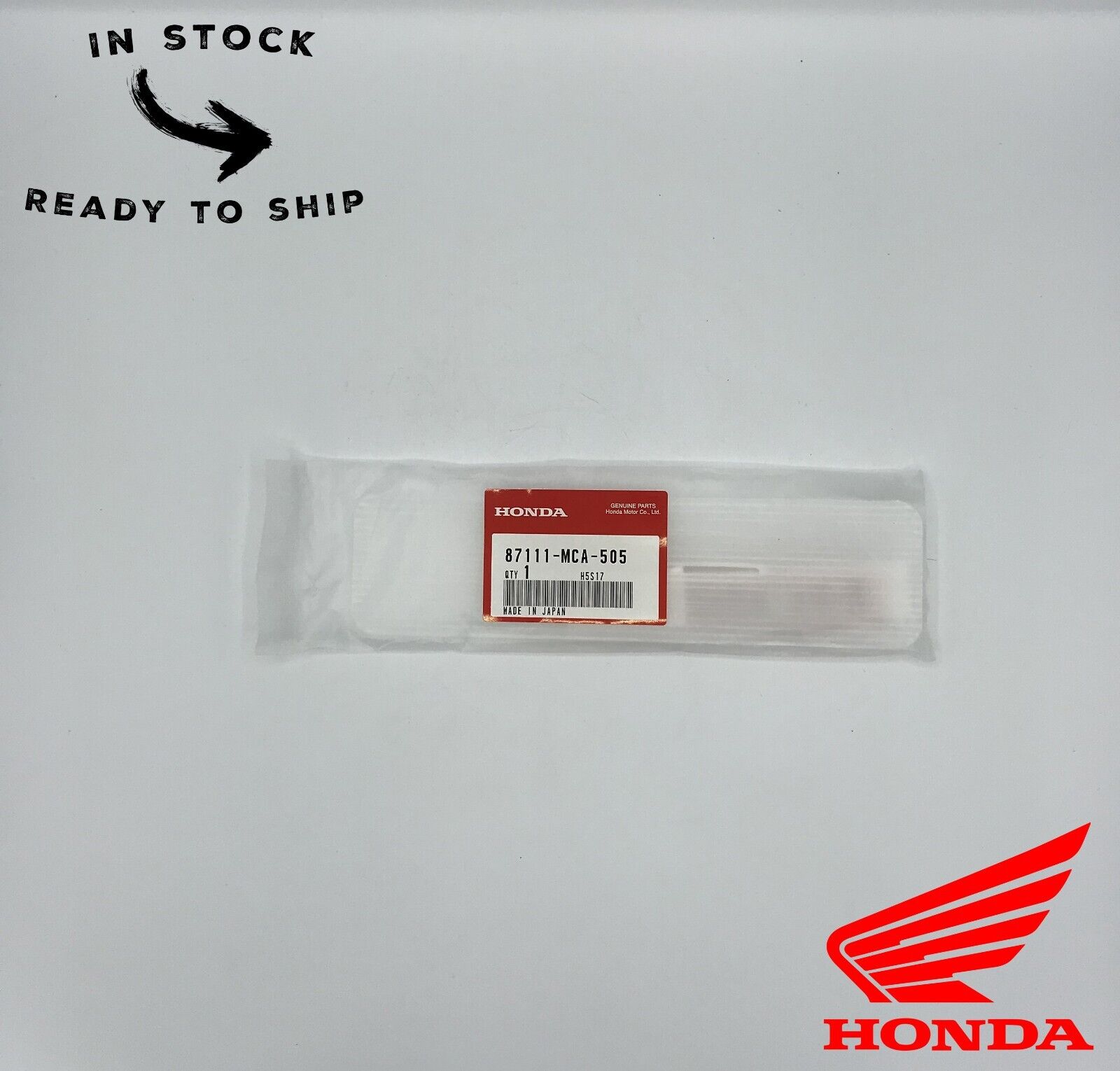 Genuine OEM Honda Gold Rear Trunk Emblem Badge 87111-MCA-505