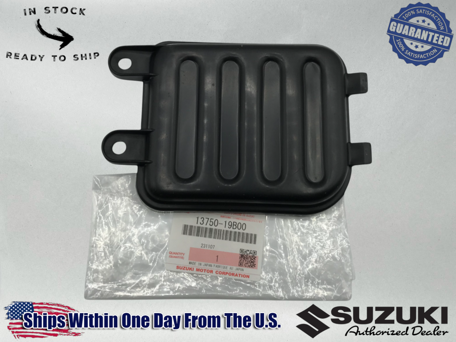 Suzuki Genuine OEM Authentic Airbox Cover 13750-19B00