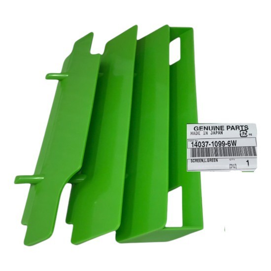 Kawasaki OEM Radiator ShroudGuard  KX125 KX250 KX500 KDX250 KDX200 14037-1099-6W